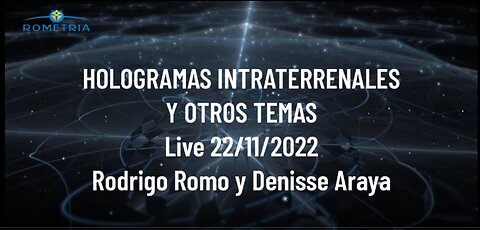 HOLOGRAMAS INTRATERRENALES Y OTROS TEMAS