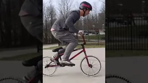 ** CRAZY BMX TRICKS ON WINE CORK TIRES ** #short