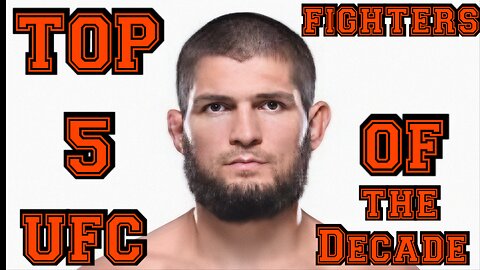 Top 5 UFC fighters of the decade #ufc#mma