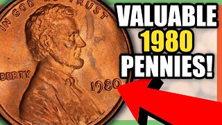 1980 PENNIES WORTH MONEY - 1980 LINCOLN PENNY VALUE!