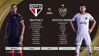 SÃO PAULO-BRA x ATLÉTICO MINEIRO-BRA | LIBERTADORES 2022 - SEMI | MASTER LEAGUE