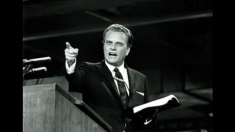 BILLY GRAHAM: "God will never interfere with your will"