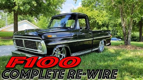 Coyote swapped & Whipple F100 gets a full wire, plug huge stereo!