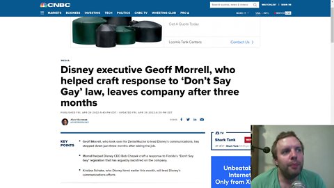 Geoff Morrell appears to be responsible for Disney's response to Florida bill