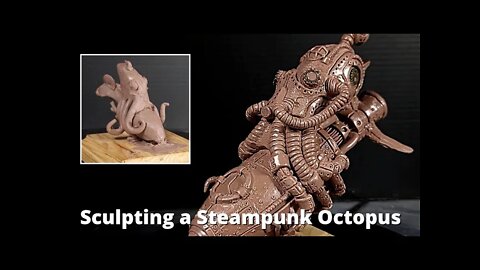 Sculpting a Steampunk Octopus From Start to Finish | Time-lapse Video