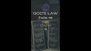 GOD'S LAW - Psalm 119 - 11 - A longing for comfort #shorts