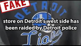 store on Detroit's west side has been raided by Detroit police