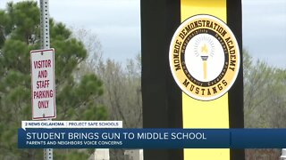 Student Brings Gun to Middle School