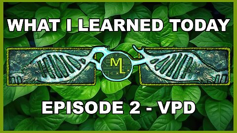 MadLabZ - What I learned Today Series - Episode 2 (VPD) Vapor Pressure Deficit