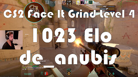 149 ADR! Is it Enough? CS2 Face-It Grind - Face-It Level 4 - 1023 Elo - de_anubis