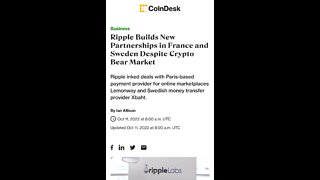 RIPPLE XRP NEW PARTNERSHIPS