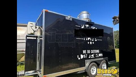 Nicely Equipped 2022 - 8' x 16' Kitchen Food Concession Trailer for Sale in North Carolina