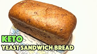 Easy and Quick Keto Sandwich Bread.