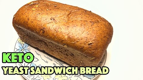 Easy and Quick Keto Sandwich Bread.