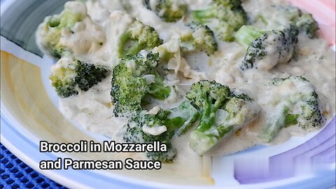 Keto Broccoli in Mozzarella and Parmesan Sauce | Flavorful Low-Carb Delight