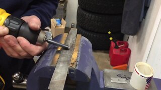 How to Sharpen a Snowmobile Track Drill Bit