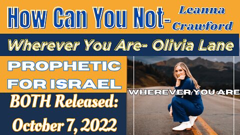 AMAZING Godincidence One Year Before October 7- TWO JESUS Songs!! Hearing His Voice, Rapture Signs
