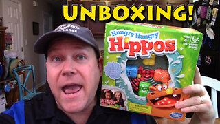 HUNGRY HUNGRY HIPPOS 2023 Unboxing, History and How-To! - Dandy Fun House episode 27