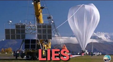 WHEN THEY LAUNCH A SATELLITE THEY DON'T USE A ROCKET THEY USE BALLOONS - THE SATELLITE HOAX
