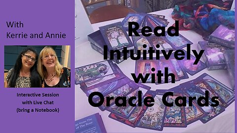 Read Intuitively with Oracle Cards