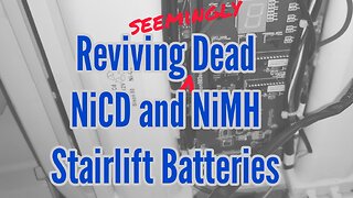 Reviving Dead NiCD and NiMH Stairlift Batteries e.g. Acorn