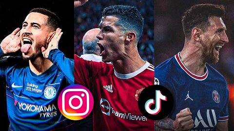 Best football skills 🔥👍 Instagram tik tok comparison 🔥