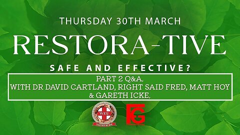 RESTORA-TIVE: Safe and Effective? Q&As LIVE FROM GIBRALTAR