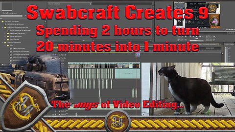 Swabcraft Creates 9: finishing some build videos and starting some trailcam videos
