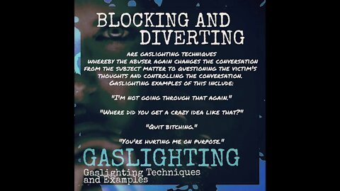 Gaslight this: Projecting and problem solving do not mix