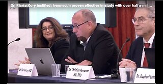 Dr. Pierre Kory testified: Ivermectin proven effective in study