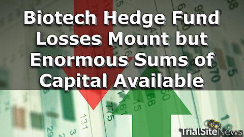 Investor Watch | Biotech Hedge Fund Losses Mount but Enormous Sums of Capital Available