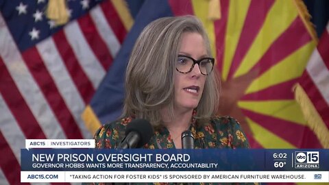 Governor creates independent commission with oversight over Arizona's prison system