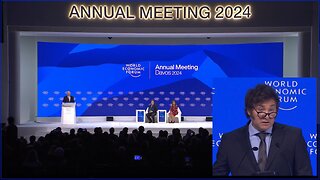Argentina President Javier Milei Promotes Freedom at Davos 2024