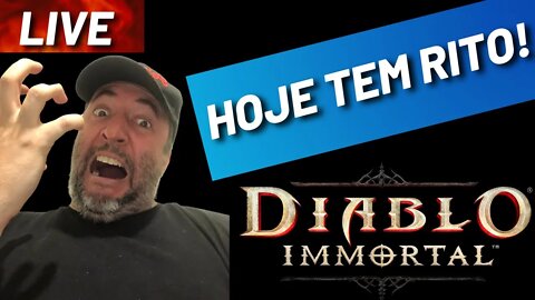 (LIVE) Diablo Immortal - VOU JOGAR RITO HOJE!