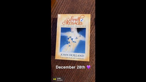 December 28th oracle card: guides