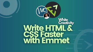 Write HTML and CSS faster with emmet 01