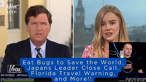 Eat Bugs to Save the World, Japans Leader Close Call, Florida Travel Warning, and More!!