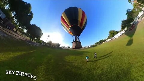 Barbara Borders Hot Air Balloon Landing