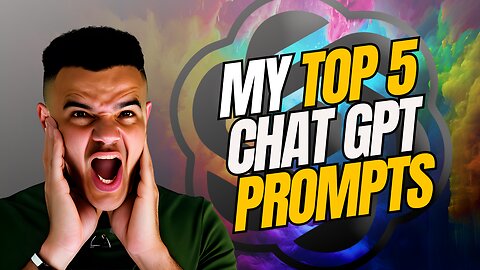 TOP 5 ChatGPT Prompts For Beginners | ChatGPT Prompt Tutorial