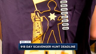 918 Day scavenger hunt deadline