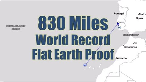 830 Miles - World Record - Flat Earth Proof (LoRa) (Mirror w music)