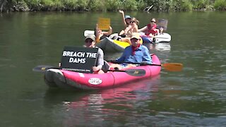 Flotilla raises awareness for the salmon and breaching of the dams