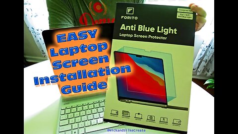 FORITO Anti Blue Light Laptop Screen Protector | EASY Installation Guide