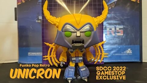 Funko Pop! UNICRON Transformers 10" Vinyl Figure - SDCC Gamestop Exclusive (#103) Rodimusbill Review