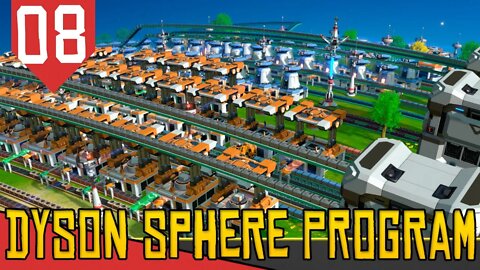 Esteiras AEREAS de FERRO - Dyson Sphere Program #08 [Série Gameplay PT-BR]