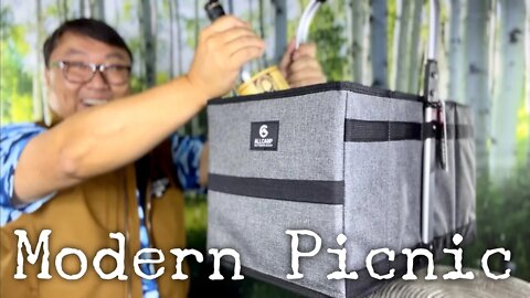 Stylish Modern Folding Picnic Basket