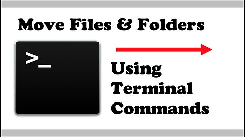 How to MIGRATE Files & Folders Using Terminal Commands On a Mac Computer | New