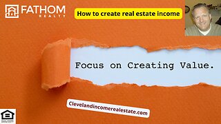 How to create real estate income