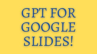 GPT slides maker