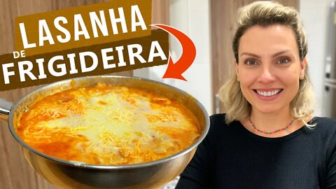 LASANHA DE FRIGIDEIRA VEGETARIANA